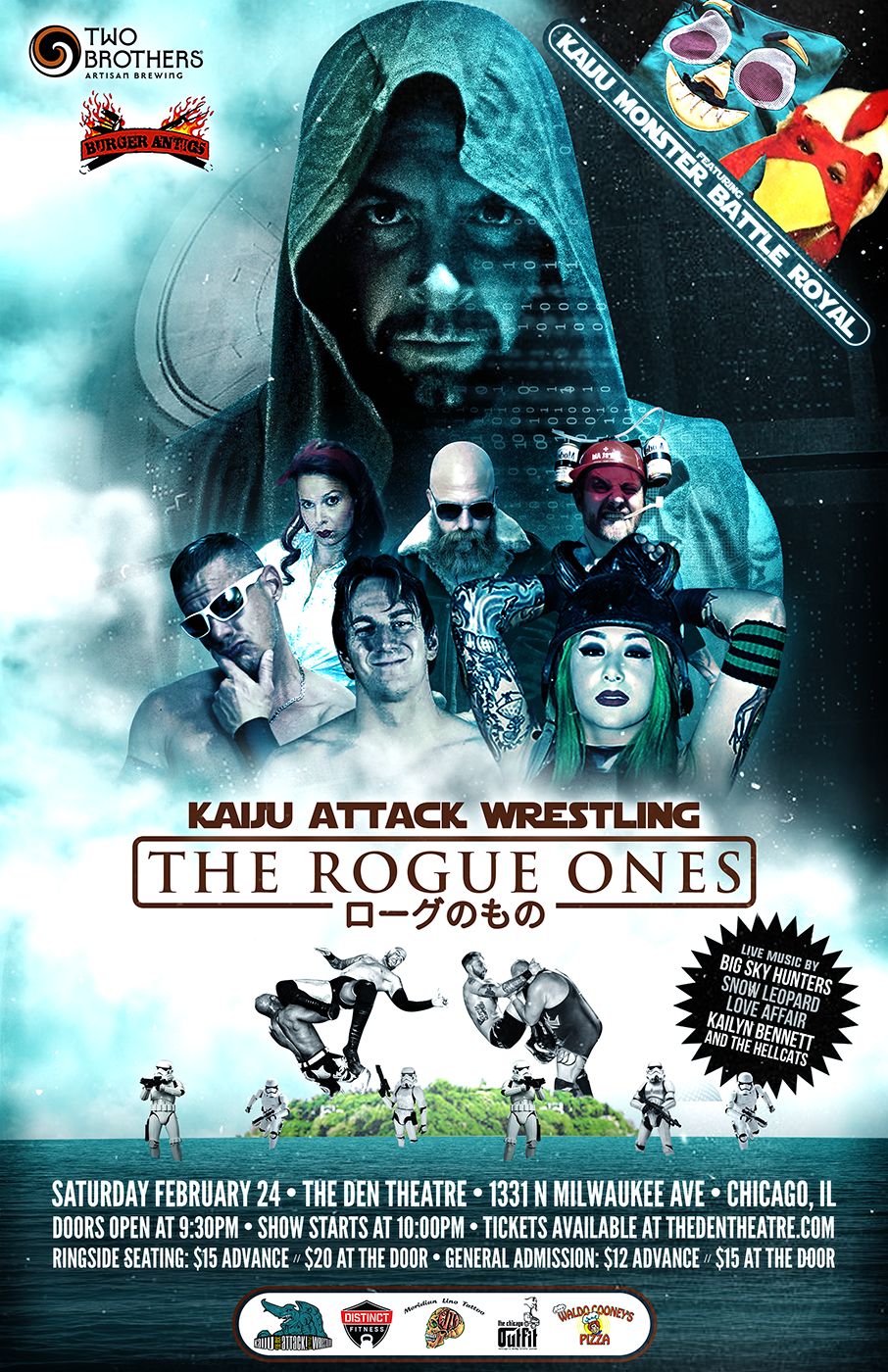 Kaiju Attack Wrestling: The Rogue Ones