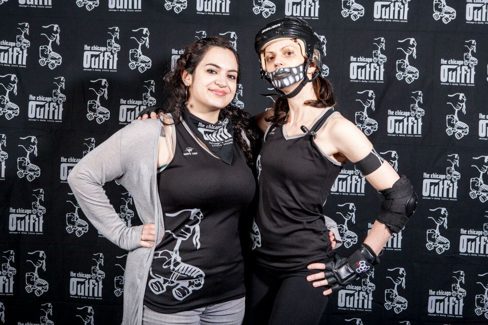 Fox Force #5 and Flutter make a fierce team at the Outfit's May 11, 2013 bout. Courtesy of: 9 Muses Photo