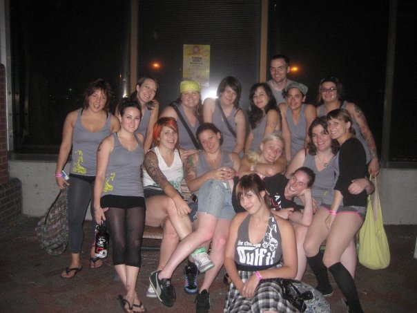 The Shade Brigade, 2009. Maude Topsy sits second row, far right.