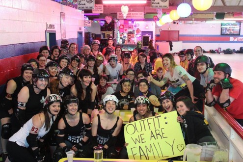 AltheaN. Hell's First Scrimmage Back, 2014. Feelin' the love!